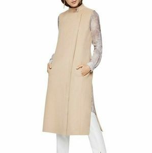 BCBG London Long Seamed Vest